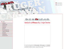 Tablet Screenshot of krueger-caravan.de
